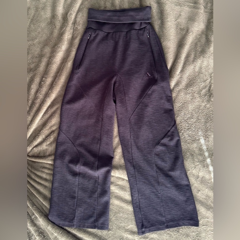 Adidas Gray Pants with Elastic Waistband Size XS